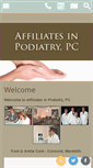 Mobile Screenshot of footdoctorsnh.com